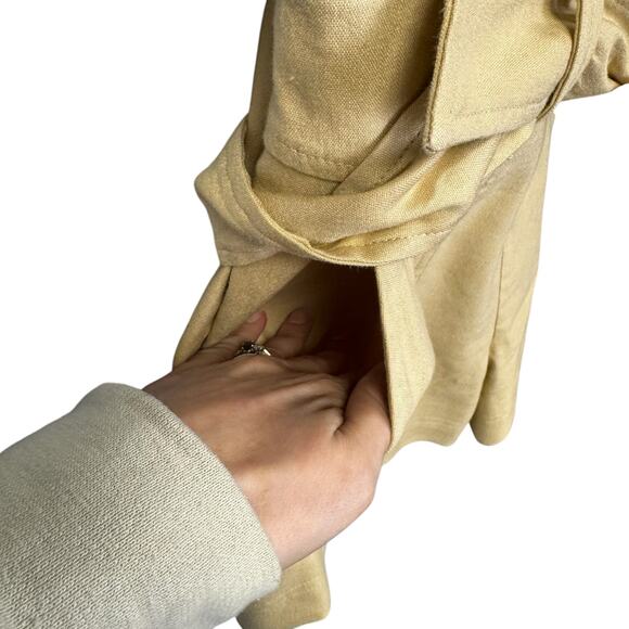 NWT Simkhai in Natural Sleeveless Kai Linen Blend Belted Bustier Romper Womens 2 - Picture 9 of 9